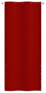 VidaXL Balkonski zastor crveni 100 x 240 cm od tkanine Oxford