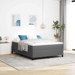 Krevet s opruga kutije Svjetlosiva 140 x 200 cm Kordura tekstil - Svjetlosiva / 140 x 200 cm