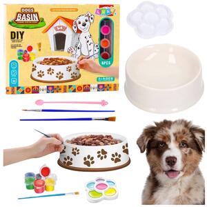 DIY set za slikanje zdjelice za psa, 6 komada