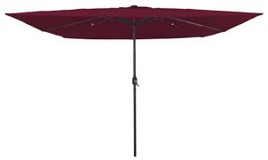 Vrtni suncobran Bordeaux Crvena 295 x 295 x 245 cm - Crvena / 295 x 295 x 245 cm