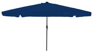 Vrtni suncobran Azurnoplava 395 x 395 x 245 cm Poliester - Plava / 395 x 395 x 245 cm