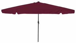Vrtni suncobran Bordeaux Crvena 395 x 395 x 245 cm Poliester - Crvena / 395 x 395 x 245 cm