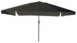 Vrtni suncobran Crna 394 x 394 x 248 cm Poliester i čelik - Crna / 394 x 394 x 248 cm