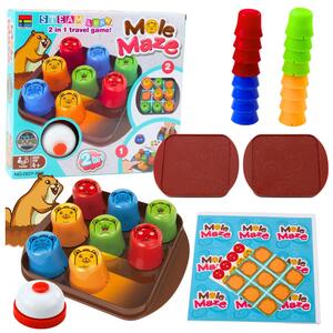 2u1 Mole Maze Skill Game Brzi šalice Križić-kružić