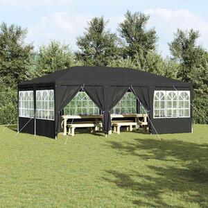 Šator za zabave Antracit 600 x 400 x 266 cm Polietilen - Antracit / 600 x 400 x 266 cm