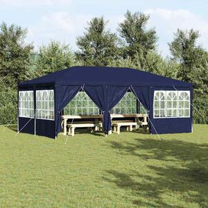 Šator za zabave Plava 600 x 400 x 266 cm Polietilen - Plava / 600 x 400 x 266 cm