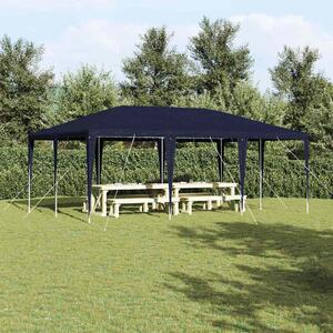 Šator za zabave Plava 600 x 400 x 266 cm Polietilen i čelik - Plava / 600 x 400 x 266 cm