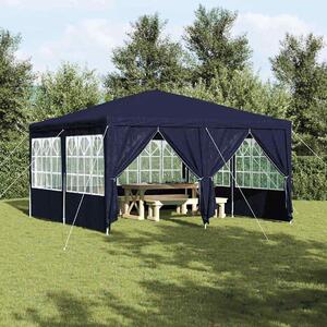 Šator za zabave Plava 400 x 400 x 266 cm Polietilen - Plava / 400 x 400 x 266 cm