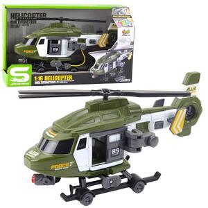 Svjetla i zvukovi nosila za kuke vojnog helikoptera, kaki 1:16