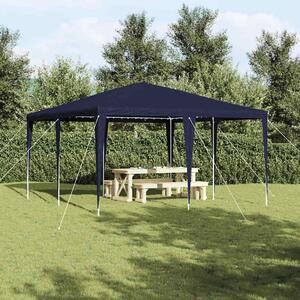 Šator za zabave Plava 400 x 400 x 266 cm Polietilen i čelik - Plava / 400 x 400 x 266 cm