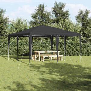 Šator za zabave Antracit 400 x 400 x 266 cm Polietilen i čelik - Antracit / 400 x 400 x 266 cm
