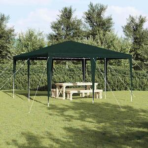 Šator za zabave Zelena 400 x 400 x 266 cm Polietilen i čelik - Zelena / 400 x 400 x 266 cm