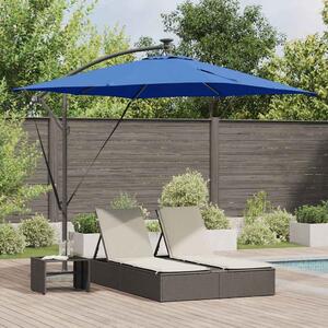 Suncobran Azurnoplava 249 x 249 x 250 cm Poliester i aluminij - Plava / 249 x 249 x 250 cm