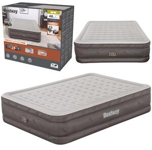 Dvostruki napuhni madrac s električnom pumpom 203x152 cm Bestway 69050