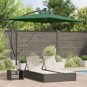 Suncobran Zelena 294 x 200 x 270 cm Poliester i aluminij - Zelena / 294 x 200 x 270 cm