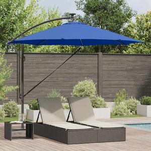 Suncobran Azurnoplava 294 x 294 x 248 cm Poliester i aluminij - Plava / 294 x 294 x 248 cm