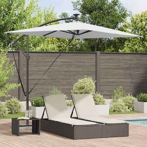 Suncobran Pijesak 294 x 200 x 270 cm Poliester i aluminij - Smeđa / 294 x 200 x 270 cm