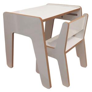 Woody Fashion Dječji stolni set MINI TABLE, bijela boja