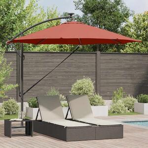 Suncobran Terakota 294 x 294 x 248 cm Poliester i aluminij - Cinober / 294 x 294 x 248 cm