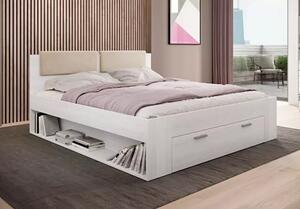 Zondo Bračni krevet 14 cm Afrodita Typ 5 (s prostorom za odlaganje ) (bijeli pepeo) . 1030973