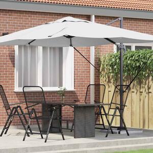 Suncobran Pijesak 351 x 250 x 260 cm Poliester i aluminij - Smeđa / 351 x 250 x 260 cm
