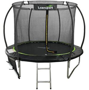 Vrtni trampolin LEAN Sport Max Ø 305 cm (10 stopa), crno-zeleni