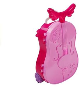 Prijenosni toaletni stolić u kutiji za violinu s ogledalom