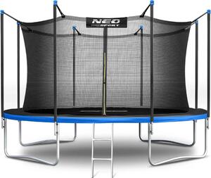 Vrtni trampolin Neo-Sport, Ø 465 cm (15 ft), unutarnja mreža i ljestve