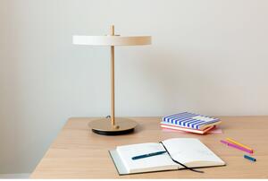 Bijela LED stolna lampa s mogućnosti zatamnjivanja s metalnim sjenilom (visina 41,5 cm) Asteria Table – UMAGE