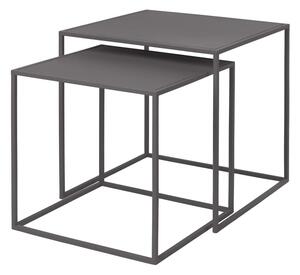 Sivi metalni stolići za kavu u setu 2 kom 40x40 cm Fera – Blomus