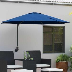 Vrtni suncobran Azurnoplava 248 x 248 x 148 cm - Plava / 248 x 248 x 148 cm
