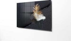 Staklena slika 70x50 cm Feather - Wallity