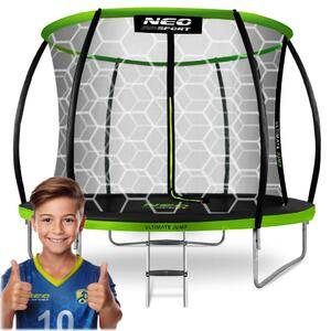 Profilirani vrtni trampolin Neo-Sport NS-08C221 252 cm, 8 ft, unutarnja mreža