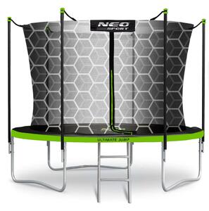 Vrtni trampolin Neo-Sport NS-06W231 183 cm, 6 ft, unutarnja mreža i ljestve