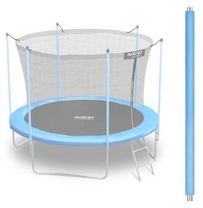 Gornji stup za trampolin Neo-Sport 183 cm, 6 ft, unutarnja mreža, plava