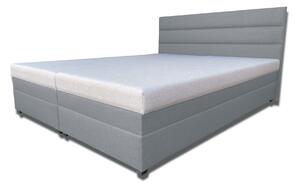Zondo Bračni krevet 160 cm Rebeka (s opružnim madracima) (svijetlo siva). 1030917