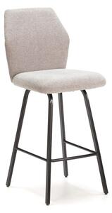 Svijetlo sive barske stolice u setu 4 kom 65 cm Bei – Marckeric