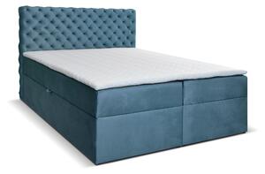 Zondo Bračni krevet Boxspring 140 cm Orimis (plava). 1033239