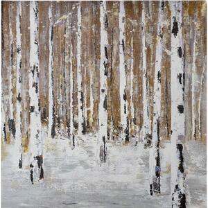 Ručno oslikana slika 70x70 cm Birch Wood – Wallity