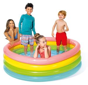 Napuhljivi bazen Rainbow s 4 prstena 168 x 46 cm INTEX 56441
