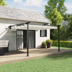 Gazebo 300 x 300 x 200 cm Krem Poliester - Krem / 300 x 300 x 200 cm