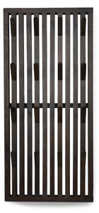 Tamno smeđa ploča za vješanje garderobe od punog hrasta 46x100x8 cm Parco – Spinder Design