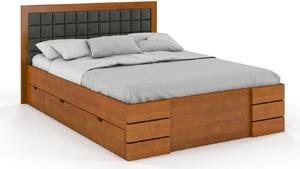 Zondo Bračni krevet 160 cm Storhamar High Drawers (borovina). 800368