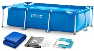 Vrtni bazen s okvirom 260 x 160 x 65 cm 2 u 1 INTEX 28271