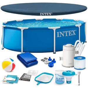 Vrtni bazen s okvirom 305 x 76 cm 15-u-1 INTEX 28202ND
