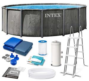 Vrtni bazen s okvirom 457 x 122 cm 12-u-1 INTEX 26742ND