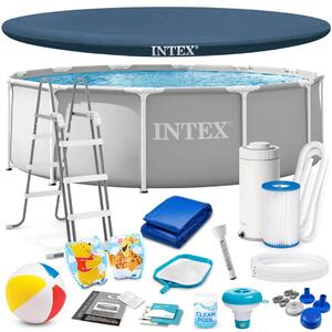 Vrtni bazen s okvirom 366 x 99 cm 17 u 1 INTEX 26716ND