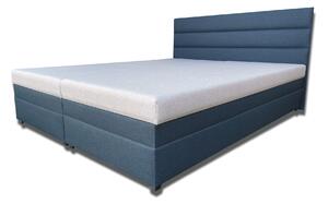 Zondo Bračni krevet 160 cm Rebeka (s opružnim madracima) (tamno plava). 1030920