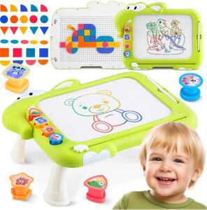 Ricokids RK-823 magnetska ploča za slaganje s tangramom za djecu, zelena