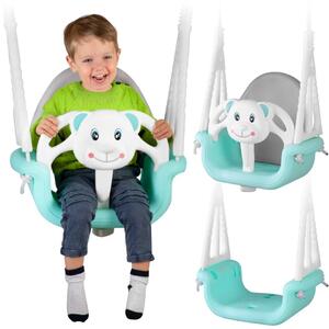 Ricokids ljuljačka s medvjedićem 3 u 1, tirkizna
